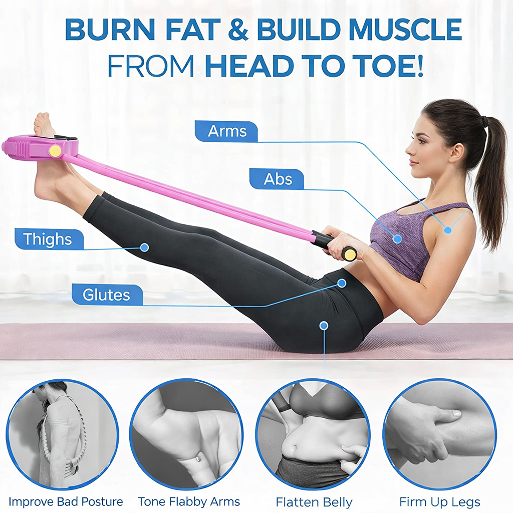 At home full body exercise band