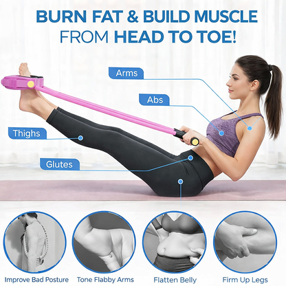 At home full body exercise band